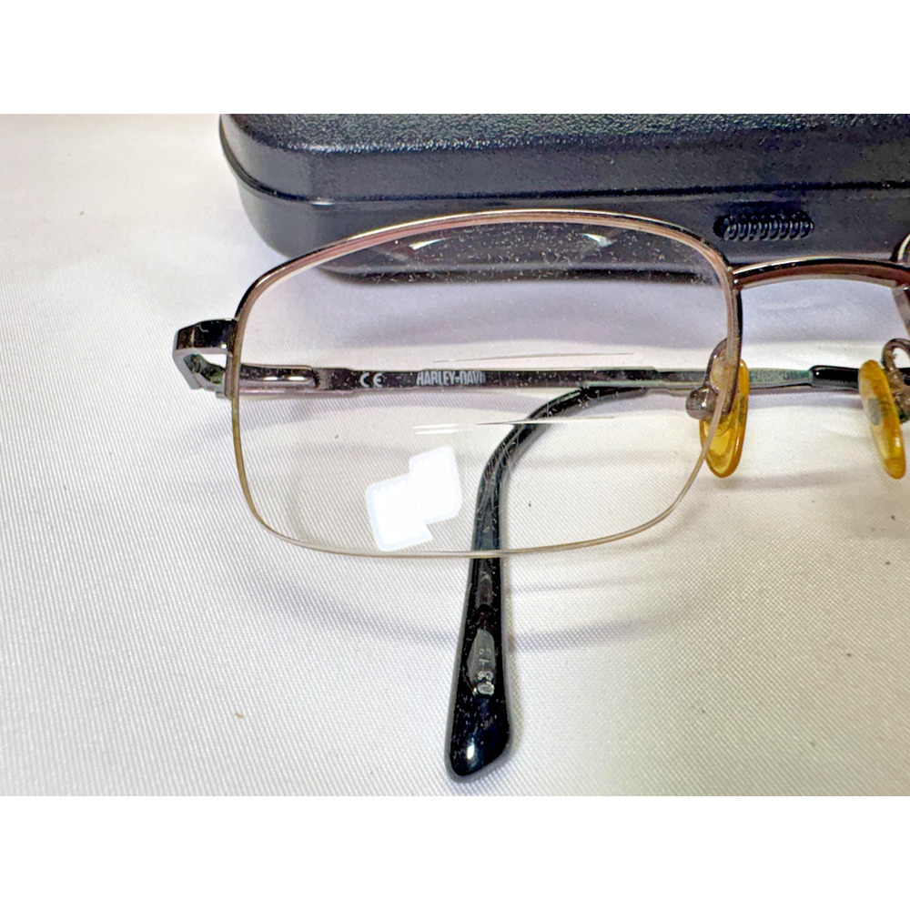 Harley Davidson Rectangle Eyeglass Frames Hd Opti… - image 2